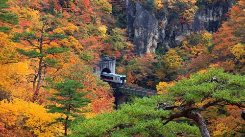 Sendai Naruko Gorge & Ginzan Onsen Autumn Leaves Tour