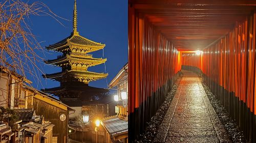 Kyoto Magical Night English Tour: Gion & Fushimi Inari Shrine Day Tours