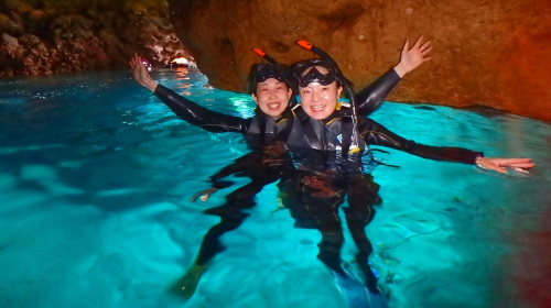 Okinawa blue cave diving half-day tour · optional snorkeling/diving/shore entry no seasickness Day Tours