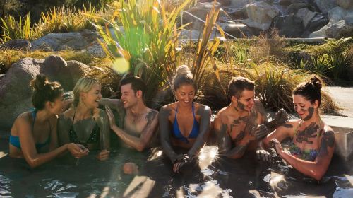 Rotorua Hells Gate Geothermal Mud Bath & Sulfuric Hot Spring Spa