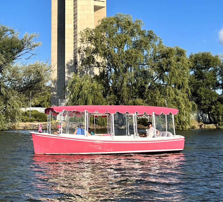 Canberra: Lake Burley Griffin Self-Drive Electric Boat