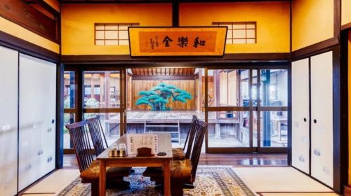 Japanese Cuisine in Osaka | Cafe Kofuan | Historic Noh Theatre Dining Experience