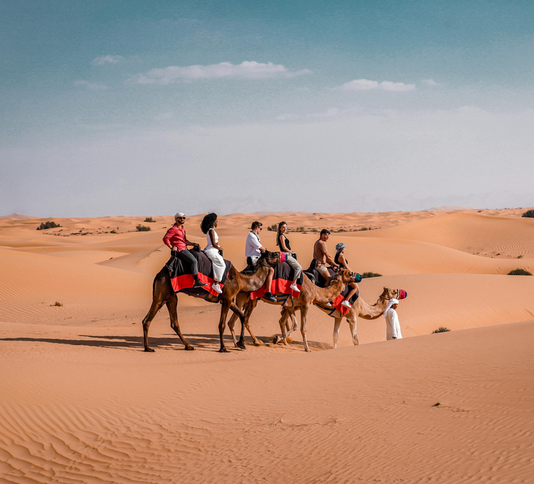 Dubai Premium Red Dunes Desert Safari: Camel Ride, Breakfast