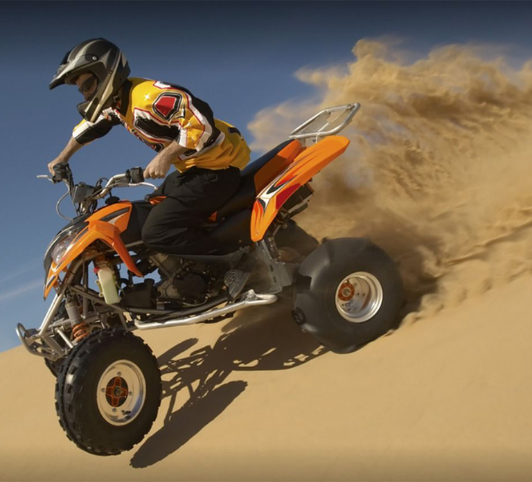 Dubai: Desert Safari, Quad Bike, Camel Ride and Sandboarding