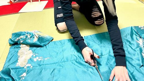 Let's make kimono ! (Kimono is a gift for you