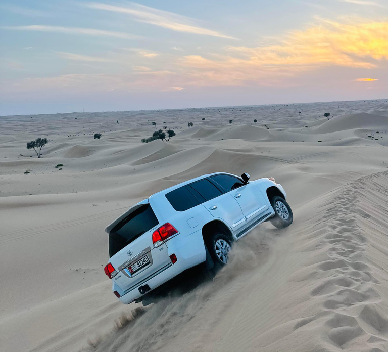 Abu Dhabi: Evening Desert Tour with BBQ Dinner & Live Shows