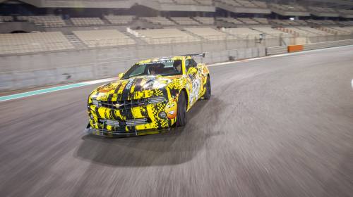 Chevrolet Drift Taxi at Yas Marina Abu Dhabi Circuit (Immersive Drift Taxi Passenger Experience)