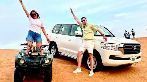 Red Dunes Safari Dubai Quad Bike Camel Ride Sandboard &BBQ Dinner Day Tours