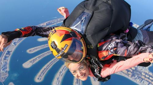 Dubai: Skydive over The Palm + Photos and Video