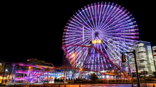Yokohama nightscape + Slam Dunk Kamakura + Enoshima stroll|Japanese-style 1-day tour