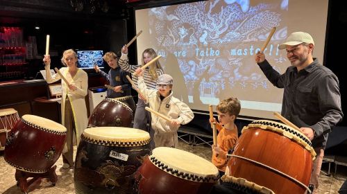 [HidB Taiko Workshop] Kyoto taiko drum experience