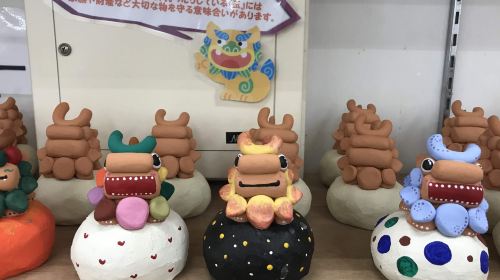 Okinawa Shisa Pottery Experience workshop Ryukyu kiln