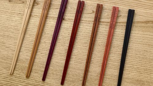 Ginza chopsticks workshop experience for the first 500 people at only 550 yen