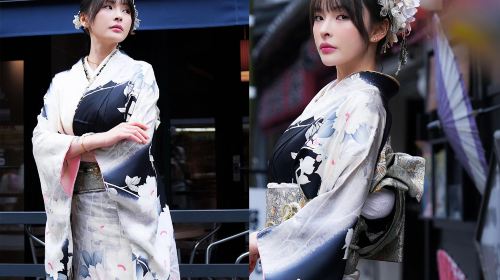 Kyoto Gion Rie Kimono Rental Tokyo Sensō-ji Kimono Experience Photo Shoot Reservation Kiyomizu-dera Temple Professional Photographer Follow-up Photography Portrait Session