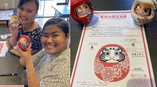 Kobe Beef DAIA Asakusa Rakutenchi: Daruma Painting & Kobe Beef Workshop Experience