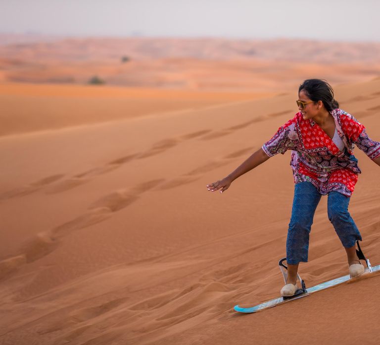 Abu Dhabi: Desert Safari, Camels, Quad Bike & Sandboarding