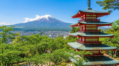 Fuji instagrammable 1-day tour: Arakurayama Sengen Park, Lake Kawaguchi and Oshino Hakkai Day Tours