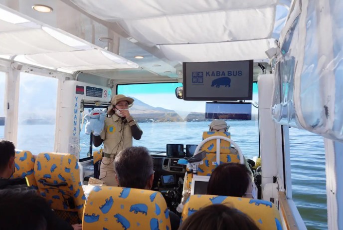 Mt. Fuji Oishi Park & ​​Lake Yamanaka KABA Amphibious Bus Day Trip