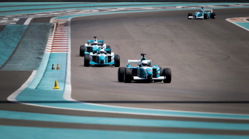 Fun racing experience with self-driving at Yas Marina Abu Dhabi