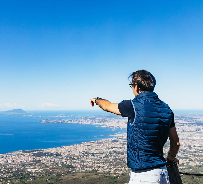 From Naples: Mount Vesuvius with Entry Ticket