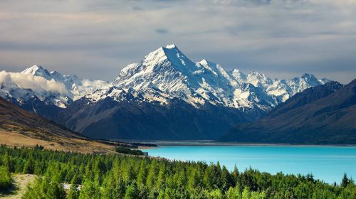 New Zealand South Island Aoraki / Mount Cook sightseeing bus day tour