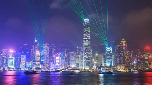 Hong Kong Special Sightseeing Victoria Harbour Night Cruise (90ft Super Yacht)