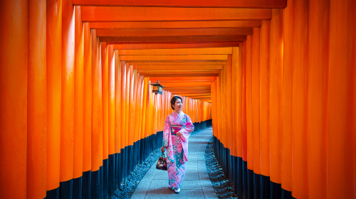 Optional small group for 9 people · 1-day tour to Osaka, Kyoto and Nara