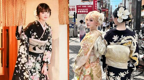 Osaka Japan Rilili Kimono Rental and Experience Trip Moments Booking Professional Photographer Service for Photo Shoots
