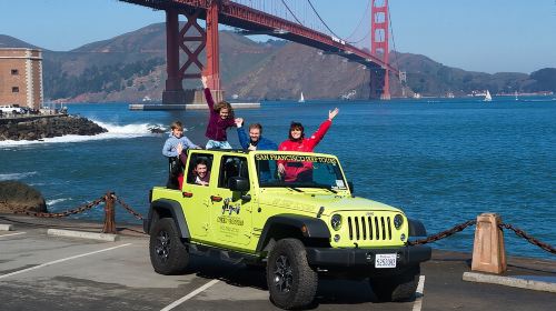 San Francisco Private Group Open-air Jeep Tour Day Tours