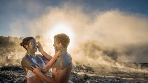Rotorua Hells Gate Geothermal Mud Bath & Sulfuric Hot Spring Spa