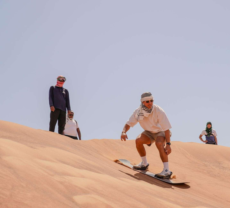 Desert Safari Dubai with Camel Ride, Sandboarding & Dinner