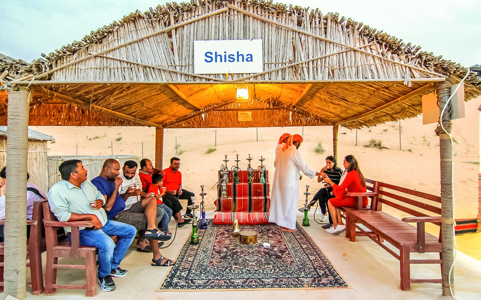 Morning Desert Safari with Camel Farm Visit & Sandboarding