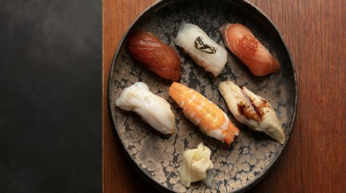 Sushi Tempura and Me (Shijo Karasuma Branch) - Japanese Black Wagyu Steak and Nigiri Sushi Platter Package