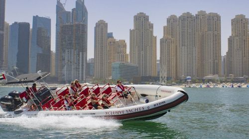 Speedboat tour of Dubai Marina, Atlantis and Burj Al Arab