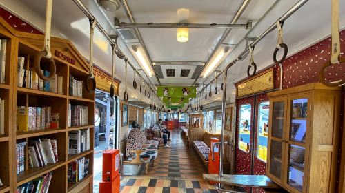 1-day tour to Kishi Station Cat Master + Seafood Market + Senjojiki Rock Plateau + Sandanbeki Cliffs in Wakayama, Japan