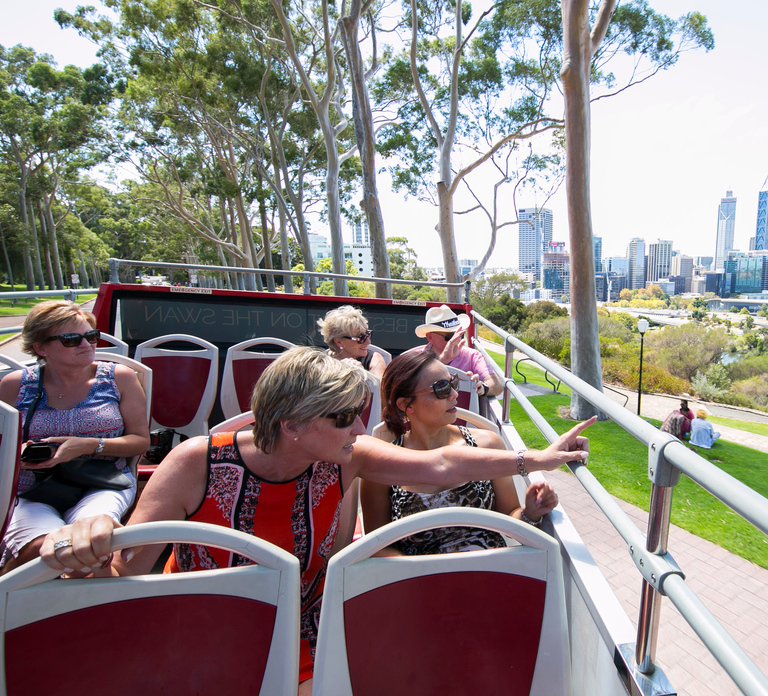 Perth: Hop-on Hop-off Sightseeing Bus Ticket