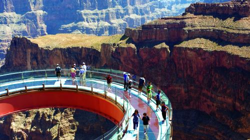 Grand Canyon West Rim + Hoover Dam 1-day tour with English guide – Optional lunch