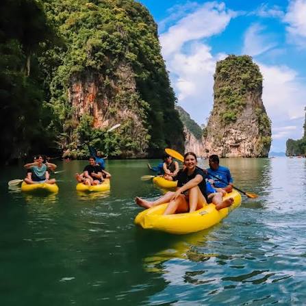 From Phuket: John Gray's Hong by Starlight Kayak Tour with Transfers