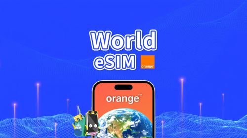Orange World eSIM | 4G/LTE | 1GB-20GB total for 30 days | 24-hour billing | QR code