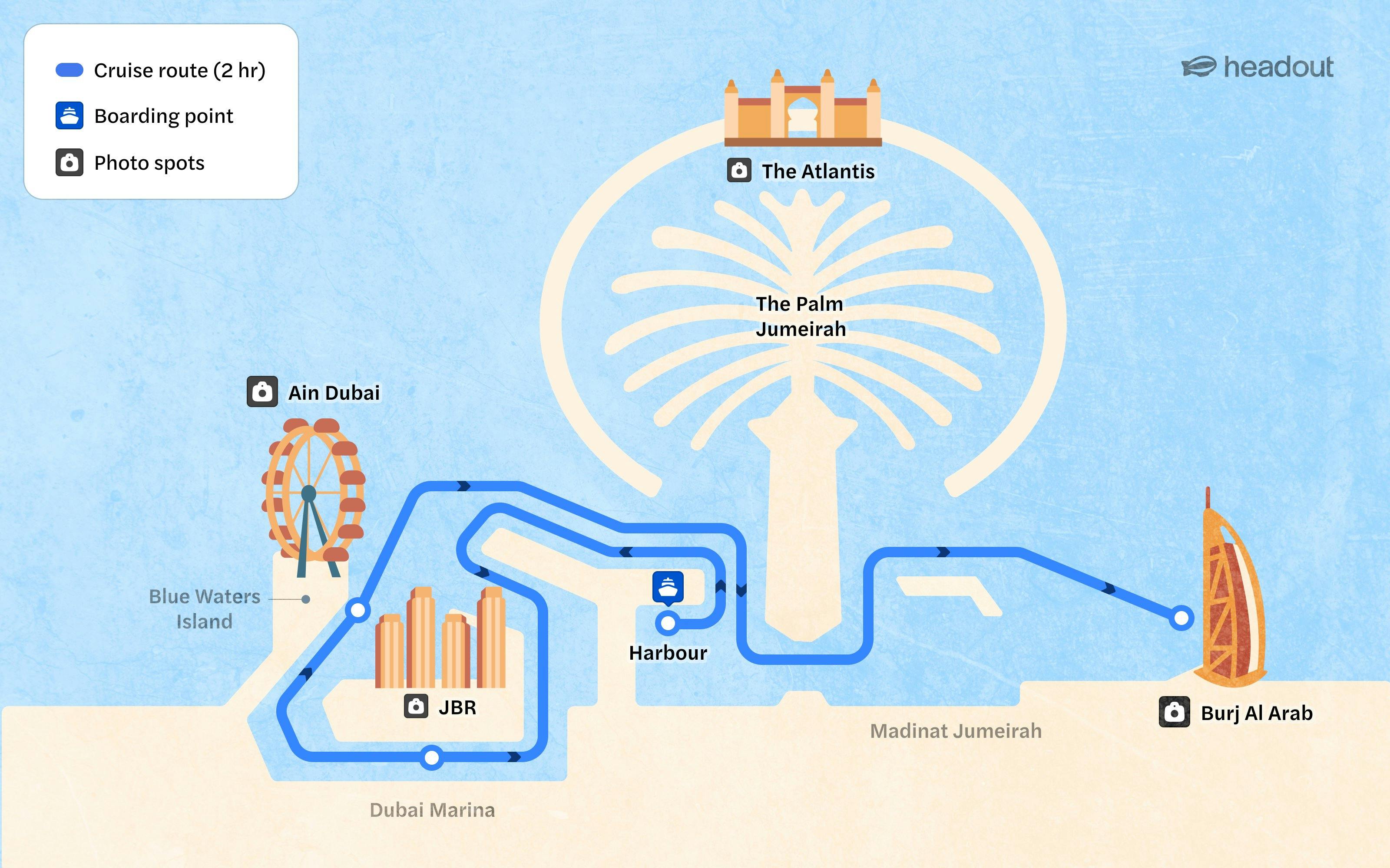 From Dubai Harbour: 2-Hour Luxury Yacht Tours with BBQ Options