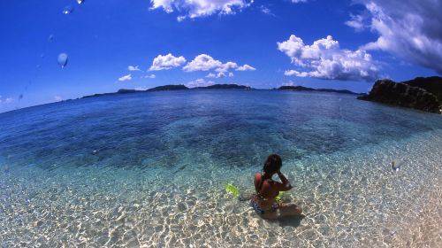Okinawa Tokashiki Island 1-day tour · private yacht includes boat ticket optional turtle snorkeling exploration