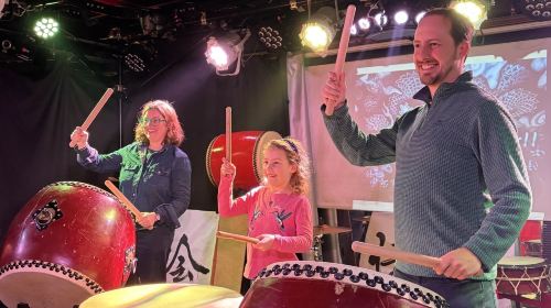 [HidB Taiko Workshop] Kyoto taiko drum experience