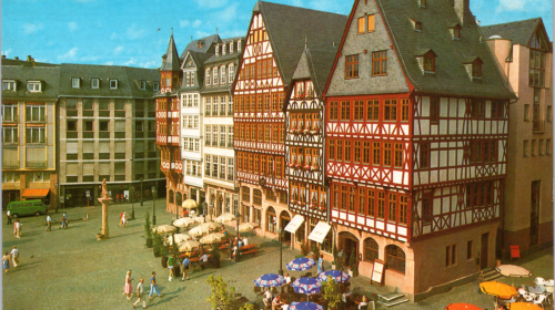 Germany + The Roman Forum + Goethe House + Eurotower + Iron Footbridge + Main River private charter day tour