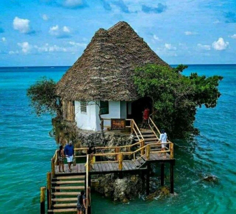 Zanzibar: The Rock Restaurant Experience with Pickup