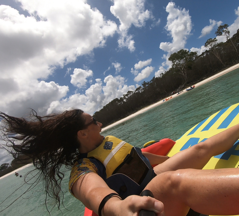 From Hervey Bay: Half-Day K'gari Fraser Island Beach Cruise
