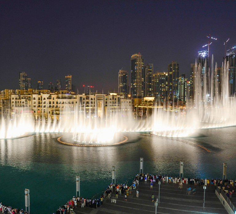 Dubai by Night City Tour with Fountain Show