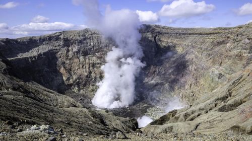 Aso volcano 1-day sightseeing bus ASO Caldera Line Transport Passes