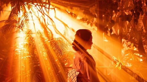 Kyoto: Light Cycles by Moment Factory with Kimono Rental Day Tours