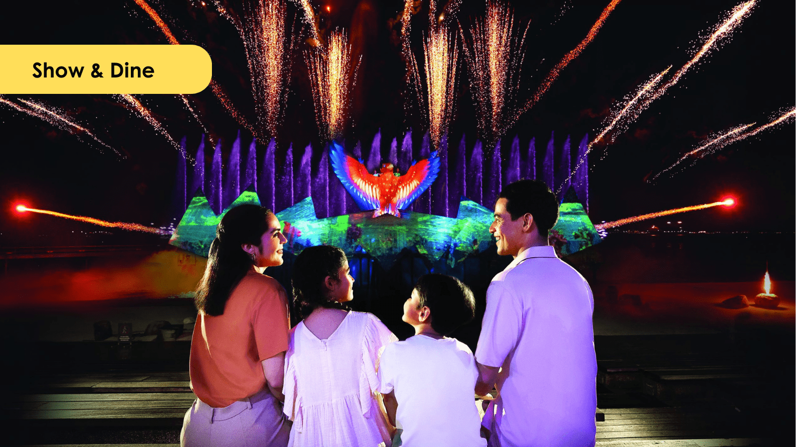 (Online) Wings of Time Fireworks Symphony Dated Show and Dine (Applies for all aged 4 years and above)
