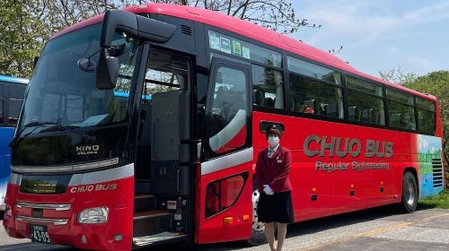 Furano highland tomita farm panoramic flower gardens shikisai-no-oka shirogane blue pond (aoiike) sightseeing bus